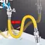 Vòi Mở Rộng Điều Chỉnh Phòng Tắm Uốn Cong Miễn Phí Chống Bắn Đa Năng 360 Độ Nối Dài Ống Adapter Nhà Bếp