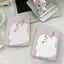Gương gấp thỏ trắng hồng xinh xắn gương bỏ túi mini tiện lợi