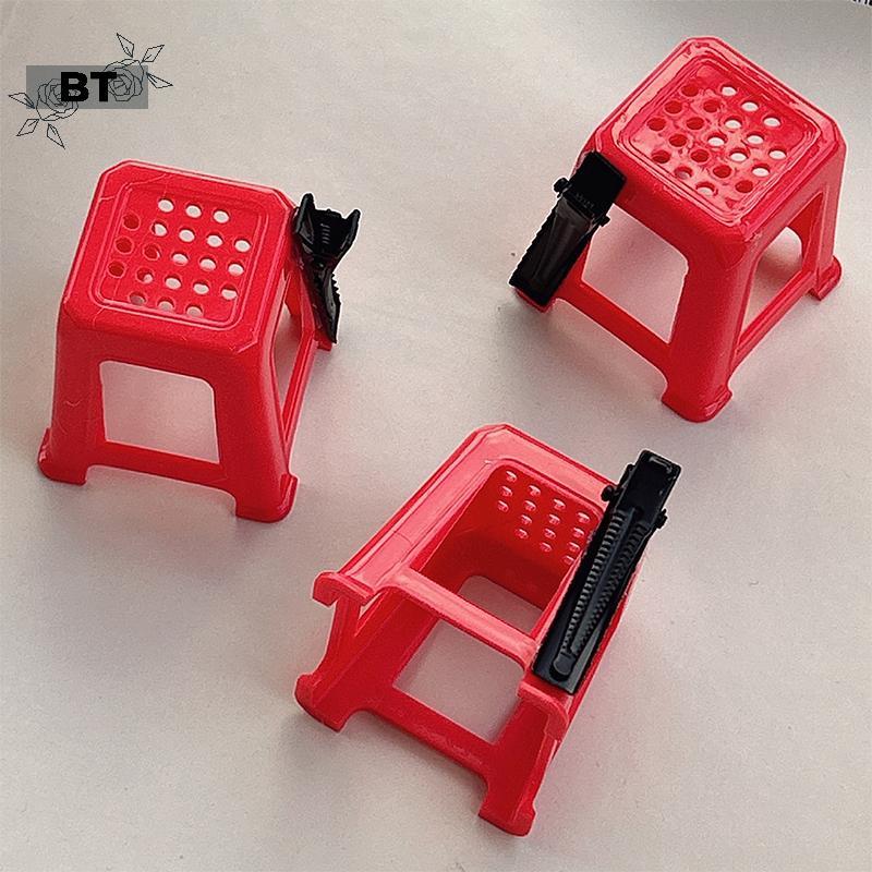 BT Mô Phỏng Vui Nhộn Phân Màu Đỏ Độc Đáo Kẹp Tóc Ngộ nghĩnh Phụ Kiện Tóc [NUW]