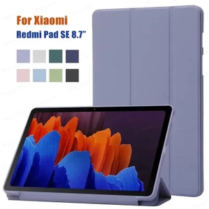 Ốp điện thoại Cho Redmi Pad 2 9.7 SE 8.7 11 10.61 Gấp Đứng Silicon Mềm Ốp điện thoại Cho Redmi K Pad 2 8.8 TPU Tablet Back Full Cover Bảo Vệ Ốp điện thoại