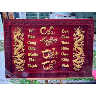 Tranh Cửu Huyền Thất Tổ bán chạy 2026 tráng gương