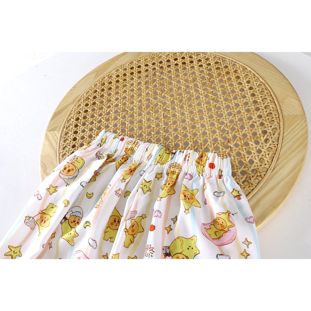 Bé Trai Bé Gái Mùa Hè Quần Muỗi Cotton Lụa Mỏng Hoạt Hình Bloomers 80-130 Size XTE8