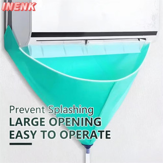 INENK Bộ dụng cụ làm sạch điều hòa không khí INENK, Vỏ làm sạch điều hòa PVC dày chống thấm nước, chống rò rỉ bền bỉ với ống thoát nước Túi làm sạch điều hòa Máy lạnh giặt
