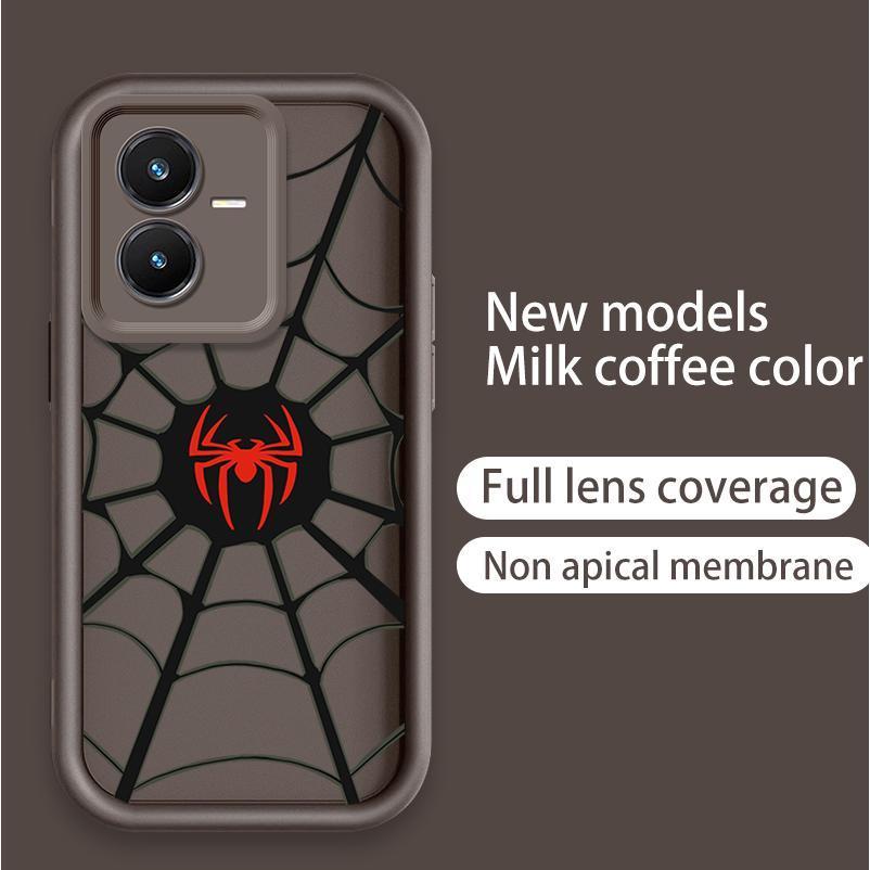 Ốp Lưng Cho VIVO Y22 4G Y22S 4G Hoạt Hình Silicon Điện Thoại Thông Minh Mềm Ốp Lưng TPU Spider Man Venom Thoáng Mát Mắt Thiên Thần Chống Sốc Ốp Lưng