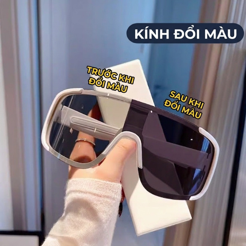 Kính Chống Bụi Đổi Màu – Chống Tia UV, Bảo Vệ Mắt Ngày & Đêm, Dùng Cho Thể Thao & Di Chuyển