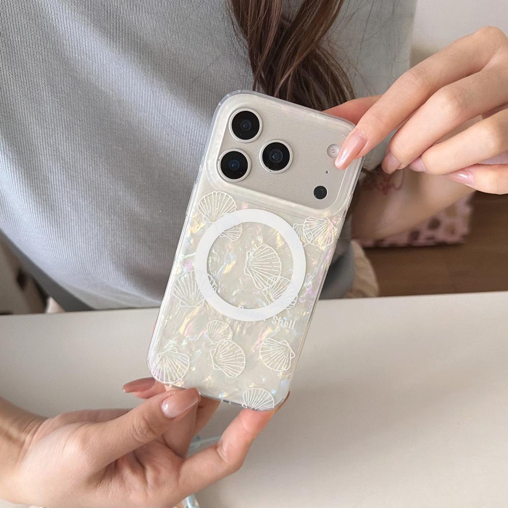 Ốp Lưng Cứng Tương Thích Với iPhone 13 14 14Pro 14ProMax 15 15Pro 15ProMax 16 16Pro 16ProMax 17 17Pro 17ProMax Vỏ Nam Châm Họa Tiết Vỏ