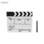 guansfs Clapper Board 11,8 x 7,5 Inch Phần trắng của đạo diễn phim Tấm ván nhỏ có bút Video Ưu điểm để làm phim truyền hình