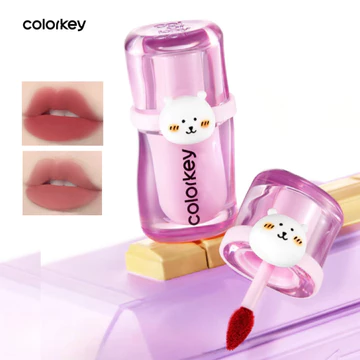 COLORKEY Son bóng, vét bùn môi, thoa mịn, dưỡng ẩm, làm mờ đường viền môi