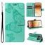 YJD Case For Honor 600 Pro Big Butterfly Leather Khe cắm thẻ Dây đeo tay Vỏ điện thoại chống rơi