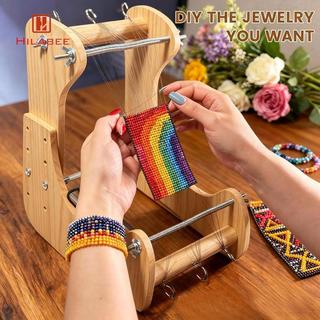 Máy dệt hạt đứng điều chỉnh được, phù hợp DIY trang sức cho người lớn