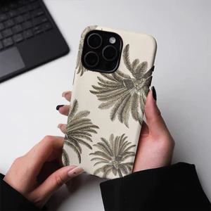 Cây Dừa Mùa Hè Thích Hợp Cho iPhone 17Promax 16Pro 15 11 12 13 14 xs XR 17Air Vỏ Cứng Hai Lớp Chống Sốc RLWQ
