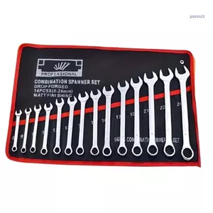 SUIT Dụng Cụ Cuộn 14 Khe Cắm Cờ Lê Túi Bảo Quản Treo Dụng Cụ Giá Đỡ Nhẹ Đa Năng Sửa Chữa Túi Tiện Ích Cho Craftsme