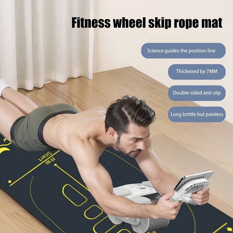 Thảm tập Yoga dày chống trượt Alittleset, có miếng đệm đầu gối, phù hợp cho Pilates và Gym tại nhà