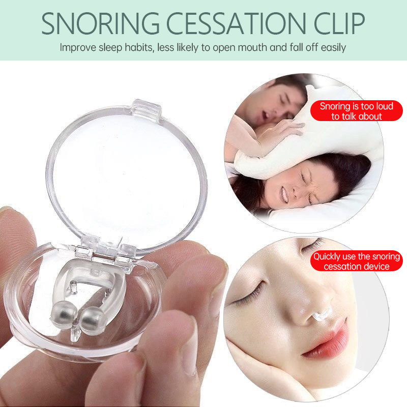 【Roshy】🍧Thiết bị kẹp mũi Silicon y tế hỗ trợ chống ngủ ngáy - Giúp cải thiện giấc ngủ cả gia đình