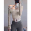 Tay Dài Có Miếng Lót Ngực, Sling Two-Piece Cho Yoga và Pilates - Thời Trang, Nâng Hông