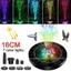 Đèn đài phun nước năng lượng mặt trời VN, được trang bị đèn LED 7 màu, nguồn 3W, Đài phun nước xoay, 6 vòi phun nước, Thích hợp cho phòng tắm chim và sân vườn ngoài trời, làm việc vào ban đêm.