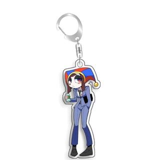 For The Amazing Digital Circus Ragatha Pomni Caine Kinger  Acrylic Selfmade Cute Cartoon Anime Keychain