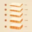 Máy thái bánh mì nướng Dụng cụ cắt bánh mì nướng Sandwich Máy thái lát Giá cắt DIY Dụng cụ làm bánh KGKI