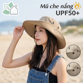 Mũ xô nylon chống nắng và gió, phù hợp cho đi bộ đường dài và câu cá