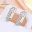 Bông tai hình học zirconia cao cấp, thiết kế đơn giản thời trang dành cho nữ