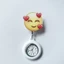 Hoạt Hình Có Thể Thu Vào Đồng Hồ Treo Tường Thi Ngực Đồng Hồ Bỏ Túi Đồng Hồ Y Tá Dễ Thương Cô Gái Bác Sĩ Sinh Viên Y Tế Dạ Quang Đồng Hồ