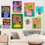 Nordic Cute Pink Flower Vase Botanical Wall Art Canvas Painting Art Home Wall Decor Canvas Poster