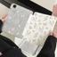 Vỏ Da Trong Suốt Hoa Bướm Cho Mini6 Mini7 A17Pro IPad 5 6 7 8 9 10 11 A16 12 A19 Air 2 3 4 5 6 7 Air 11 M2 M3 M4 2026 Pro10.5 Pro11 M4 M5 Pro13 2024 2025