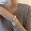 AqToCna Thép Không Gỉ Lưới Dây Đeo Đồng Hồ Vòng Tay Bule Staing Lắc Tay Quà Tặng Cho Người Bạn Thân Nhất Của Cô Quà Tặng AqToCna