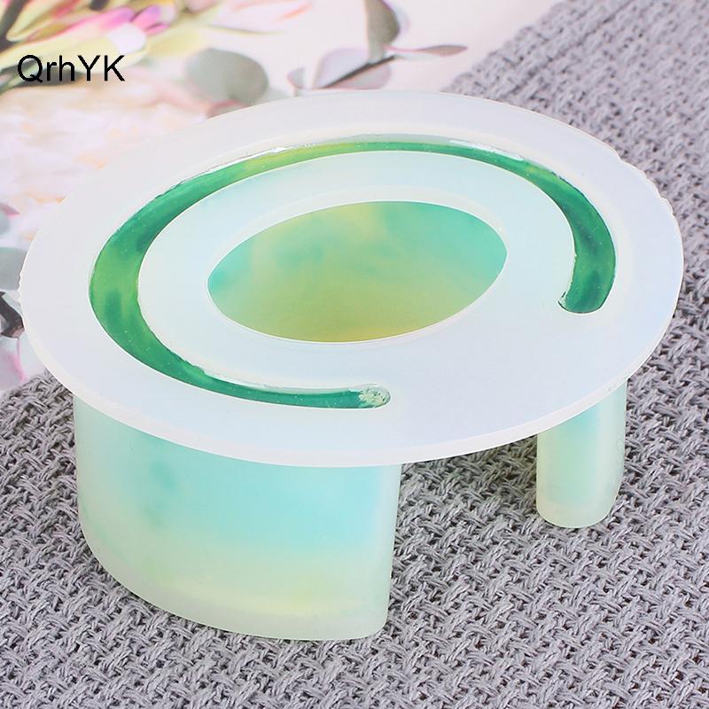 Nhà Máy Thời Trang Tròn Mở Cuff Khuôn Silicon Đúc Khuôn Nhựa Vòng Tay Vòng Tay DIY Trang Sức QrhYK