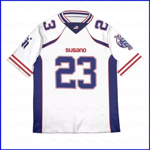 SQ3 SUSANO Áo Bóng Chày Số 23 Áo Trắng Thường Ngày Tay Ngắn Thể Thao Tee Unisex Plus Kích Thước QS3