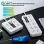 GHX Universal Power Strip Soet EU US AU Plug With USB Type-c PD Surge Protector Power Cord Extension Soets VN