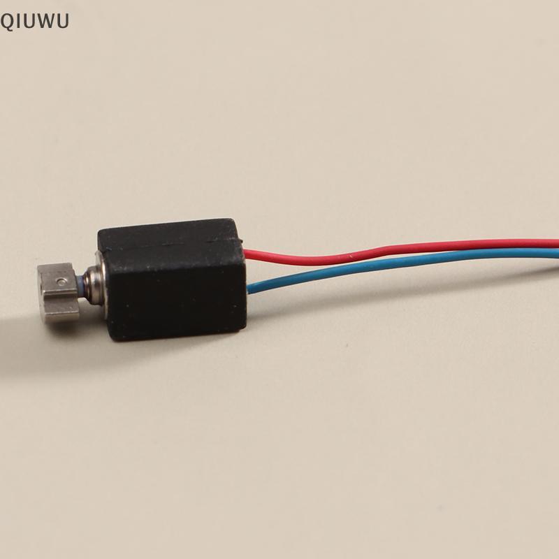 QIUWU 5 Cái 4mm * 8mm 0408 Mini Micro Motor DC 3V Hollow Cup Coreless Motor Nhỏ với bánh xe lệch tâm Đồ chơi mát xa DIY.