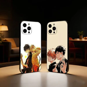 Ốp Điện Thoại Tình Yêu Anime TP-1 G-Given Cho iPhone17,16,15,14,13,12 Plus, Max Mềm Silicone Đen Cover