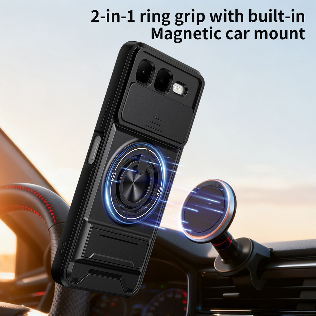 Ốp Điện Thoại Đa Năng Sang Trọng Thích Hợp Cho Infinix Smart 10 Plus 4G Dây 360°Giá đỡ vòng có vỏ máy ảnh Vỏ bảo vệ toàn diện chống sốc