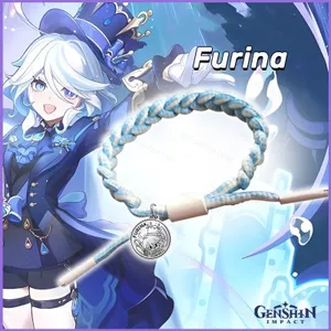 SQ11 Genshin Tác Động Furina Vòng Tay Sư Tử Anime Có Thể Điều Chỉnh Dây Đeo Tay Focalors Fontaine Dây Tay Phụ Kiện Thời Trang Quà Tặng