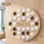 Giá trưng bày bóng Golf Acrylic Gỗ sồi Nhìn tường Kệ sưu tập Giá đỡ để lưu trữ thể thao