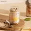 430ML Cốc ăn sáng mới Bột yến mạch Ngũ cốc Hạt sữa chua Salad Cốc thủy tinh chống rò rỉ Hộp đựng yến mạch có nắp Thìa Hộp bảo quản thực phẩm [VN]