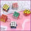 YT4 Mini Cube Rubik 's Cube Đồ Chơi Móc Khóa Magic Cube Túi Mặt Dây Chuyền Xếp Hình Tốc Độ Khối Kid Xếp Hình Đồ Chơi Quà Tặng