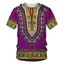 Mùa Hè Nam Châu Phi Dashiki Áo Thun Truyền Thống Tay Ngắn Cổ Điển Dạo Phố Phong Cách Dân Tộc