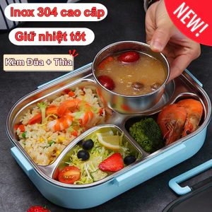 Hộp cơm trưa cách nhiệt LUMERA - Lõi inox SUS 304 có thể tháo rời tiện lợi
