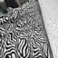 Cotton Nguyên Chất Shaka Trắng Nền Đen Trắng Ngựa Vằn Vải Đầm In Hình Áo Sơ Mi Vải 5.5