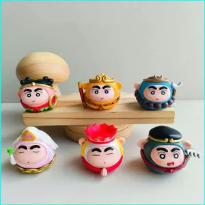 HT2 6 Chiếc Crayon Shin-chan Nhân Vật Hành Động cos Hành Trình Đến Phương Tây series Mô Hình Búp Bê Đồ Chơi Trang Trí TH2