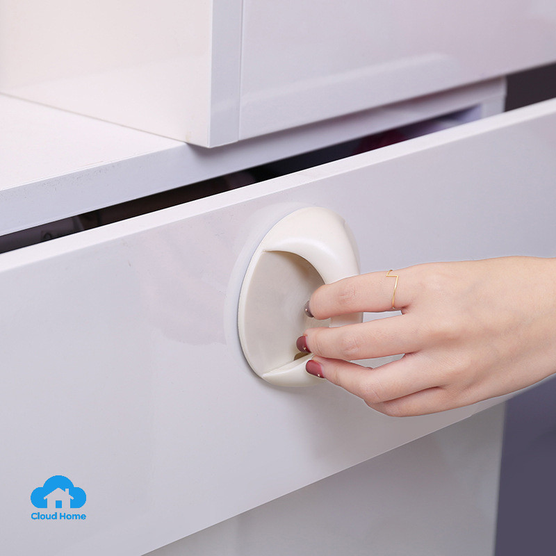 🌤️COD🌤️Tay Nắm Cửa Phòng Cửa Tủ Ngăn Kéo Tủ Loại Dán Tiện Lợi