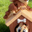 < Pluscloth > Bức tượng ngôi nhà chó Mini in 3d có khớp di chuyển – Tượng chó con dễ thương Đồ chơi thần tài giảm căng thẳng Văn phòng tại nhà Trang trí máy tính để bàn cho người mua Đông Nam Á Fidget Do