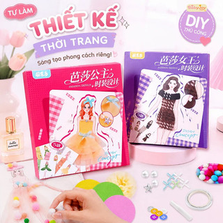 【BabyJoy】Set DIY thiết kế thời trang công chúa cho bé,Nuôi dưỡng gu thẩm mỹ và sự sáng tạo,quà tặng sinh nhật lý tưởng