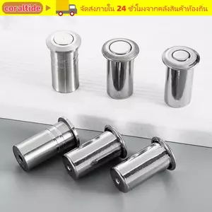 Vỏ bu lông cửa CORALTIDE, Vỏ chốt phần cứng chống bụi, Thép không gỉ bền vô hình kèm phụ kiện Cửa bảo vệ chốt cửa
