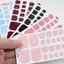 HFSHY 22 Cái / Tấm Móng Tay Stier Quấn Không Nướng Đơn Giản Màu Trơn Lấp Lánh Full Cover Móng Chân Ba Lan Dải Chống Thấm Nước Lâu Dài Tự Dính DIY Dụng Cụ Làm Móng Tay VN