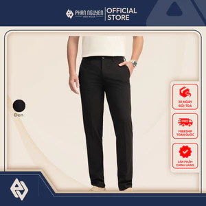Quần âu nam Phan Nguyễn, chất liệu cao cấp, mềm mịn, bền chắc, thoáng mát, form slim fit QVL.929