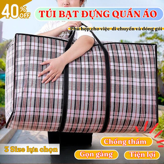 Túi Bạt Đựng Chăn Màn Bunnies House - Khóa Kéo Chắc Chắn, Sức Chứa Lớn