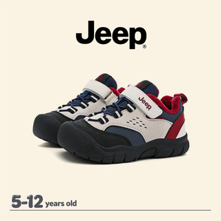 JEEP Ermian Giày Đi Bộ Đường Dài Mùa Đông Lông Cừu Lót Bé Trai Bé Gái Chống Trơn Trượt Chống Mài Mòn Giày Thể Thao Nhẹ